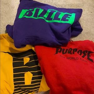 JUSTIN BIEBER HOODIES (not shipping)
